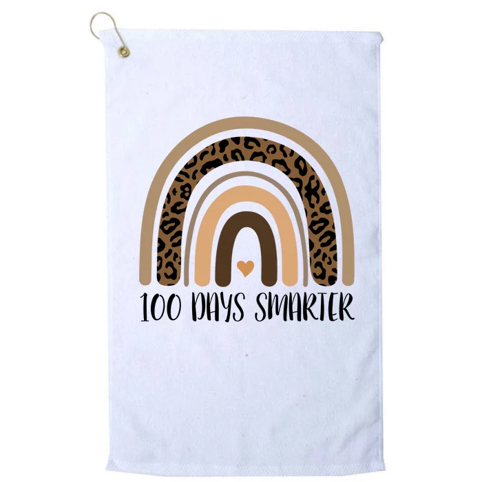 100 Days Smarter 100th Day Of School Platinum Collection Golf Towel