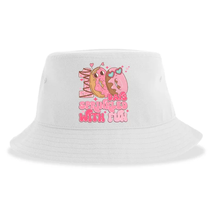 100 Days Sprinkled With Fun Donuts Sustainable Bucket Hat