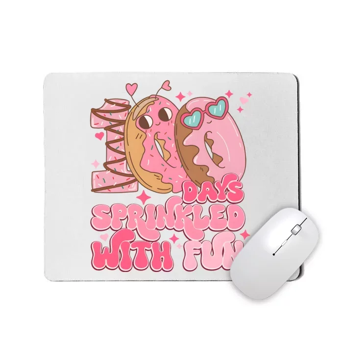 100 Days Sprinkled With Fun Donuts Mousepad