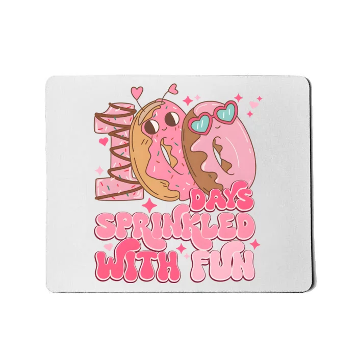 100 Days Sprinkled With Fun Donuts Mousepad