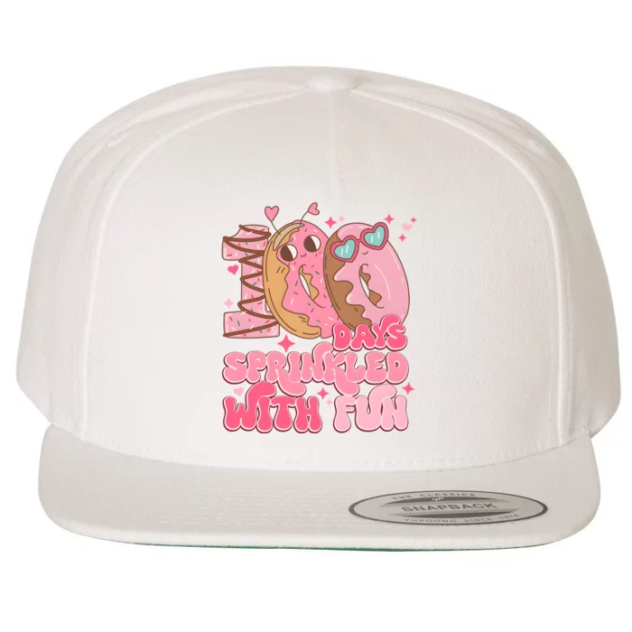 100 Days Sprinkled With Fun Donuts Wool Snapback Cap