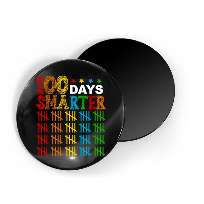 100 Days Smarter Cute Funny 100th Day Of School Magnet