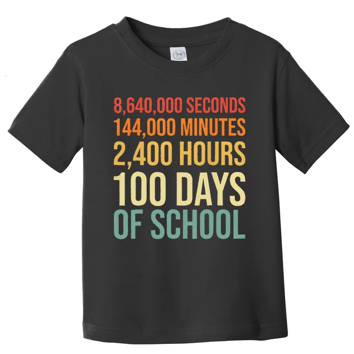 100 Days Sprinkled With Fun 100 Days Of School Cupcake Toddler T-Shirt