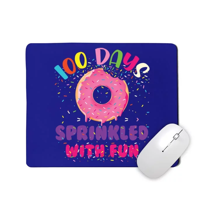 100 Days Sprinkled With Fun Donuts Happy 100th Day Of School Gift Mousepad