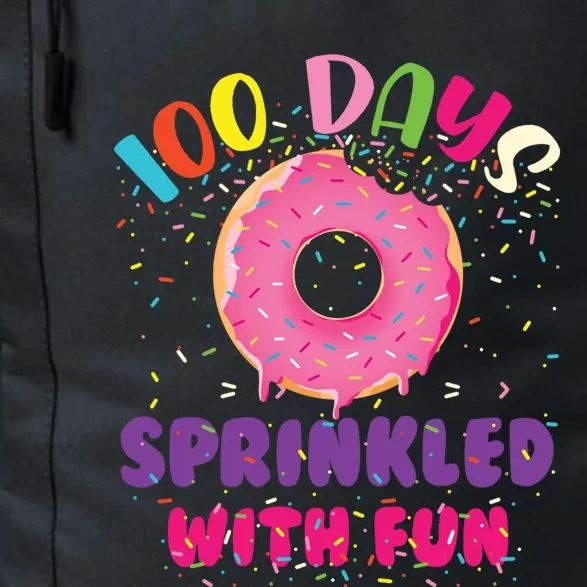 100 Days Sprinkled With Fun Donuts Happy 100th Day Of School Gift Daily Commute Backpack