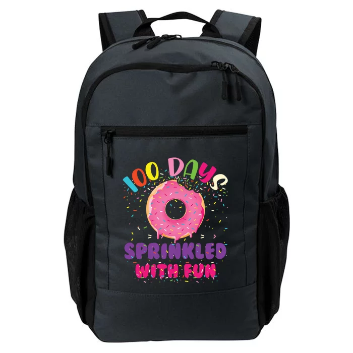 100 Days Sprinkled With Fun Donuts Happy 100th Day Of School Gift Daily Commute Backpack