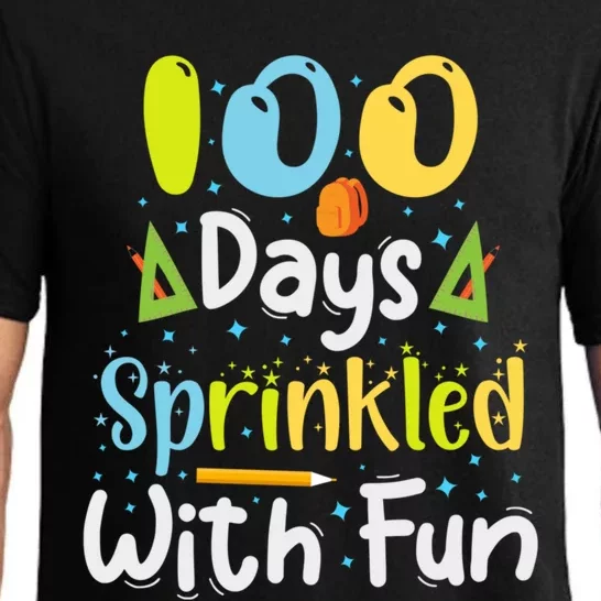 100 Days Sprinkled With Fun Funny 100 Days Of School Gift Pajama Set