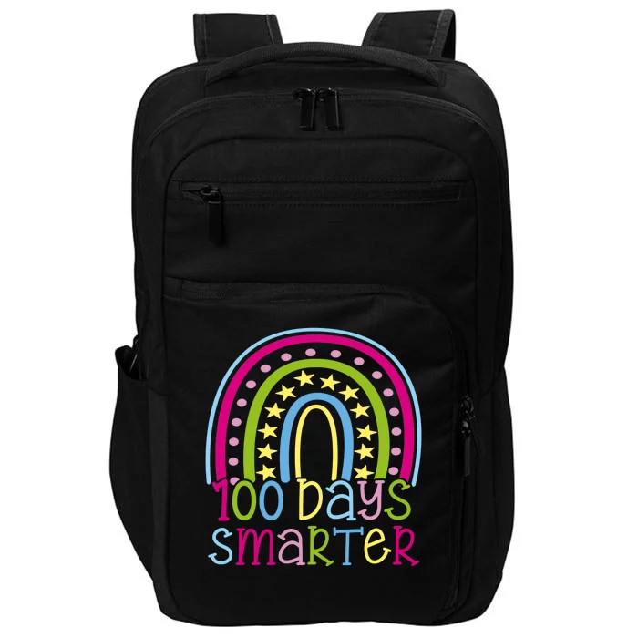 100 Days Smarter Cute Colorful Rainbow Impact Tech Backpack