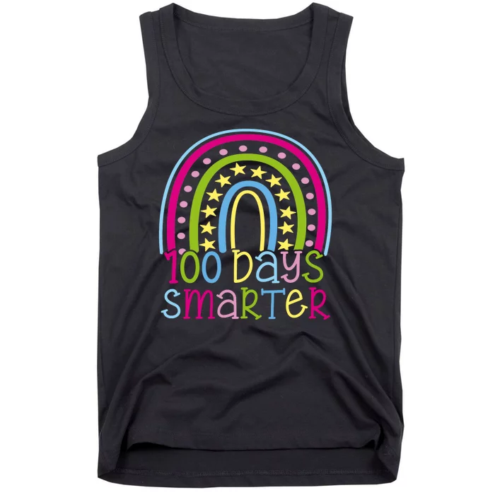 100 Days Smarter Cute Colorful Rainbow Tank Top