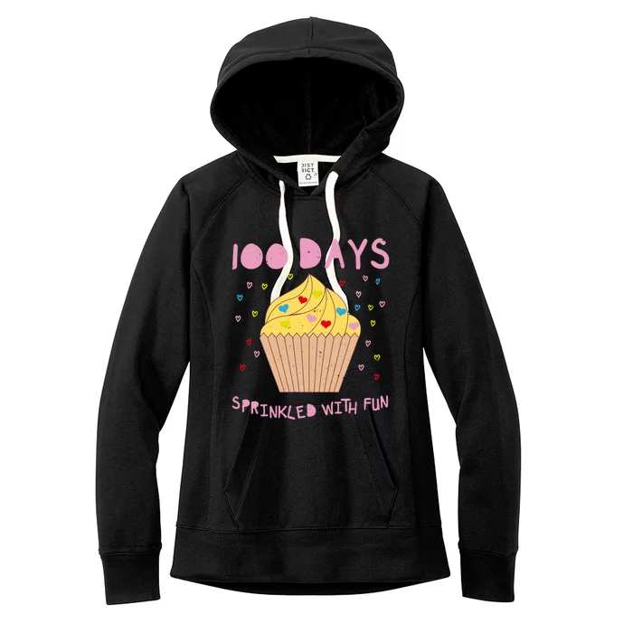 100 Days Sprinkled With Fun Funny Food Fruit Lover Tee Cool Gift Women's Fleece Hoodie