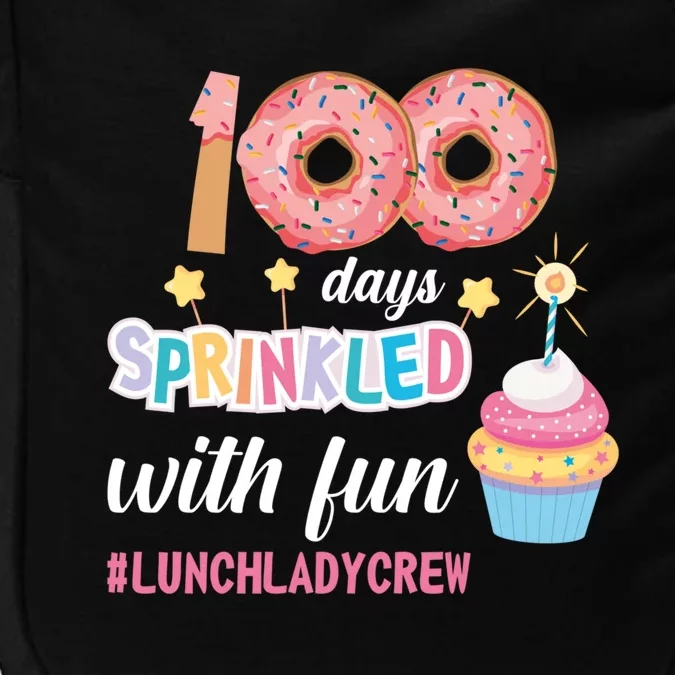 100 Days Sprinkled With Fun Lunchladycrew Funny 100 Days Of Cute Gift Impact Tech Backpack