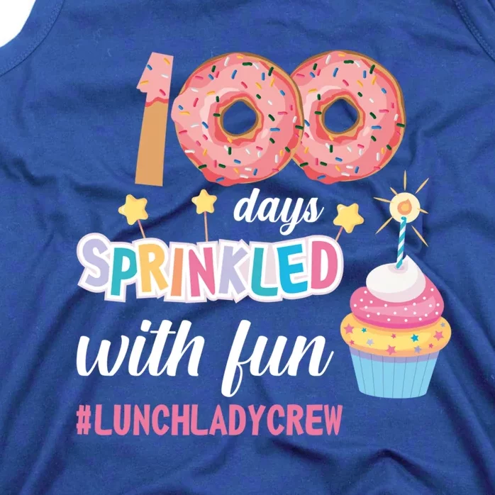 100 Days Sprinkled With Fun Lunchladycrew Funny 100 Days Of Cute Gift Tank Top