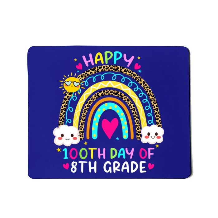 100 Days Smarter Eighth Grade 100th Day Of School 8th Grade Sweatshirt Mousepad