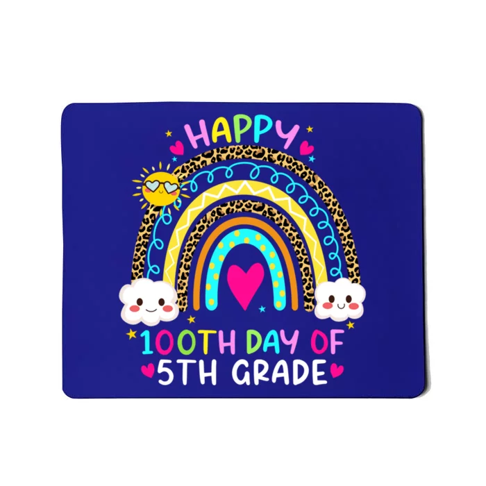 100 Days Smarter Fifth Grade 100th Day Of School 5th Grade Gift Mousepad