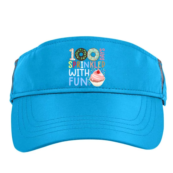 100 Days Sprinkled With Fun Gift Cupcake 100 Days Of School Gift Adult Drive Performance Visor