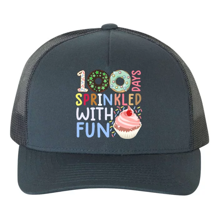 100 Days Sprinkled With Fun Gift Cupcake 100 Days Of School Gift Yupoong Adult 5-Panel Trucker Hat