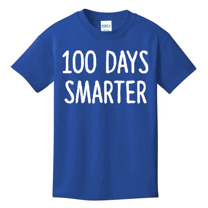 100 Days Smarter Gift 100 Days School Gift Kids T-Shirt