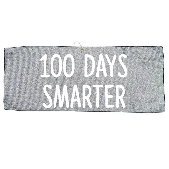 100 Days Smarter Gift 100 Days School Gift Large Microfiber Waffle Golf Towel