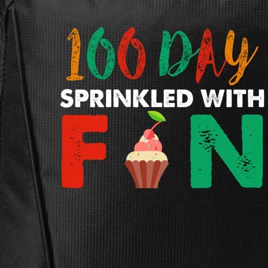 100 Days Sprinkled With Fun Teachers Candy Cream Design Meaningful Gift City Backpack