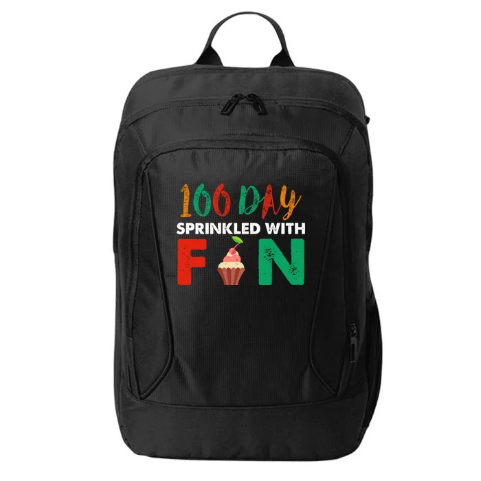 100 Days Sprinkled With Fun Teachers Candy Cream Design Meaningful Gift City Backpack