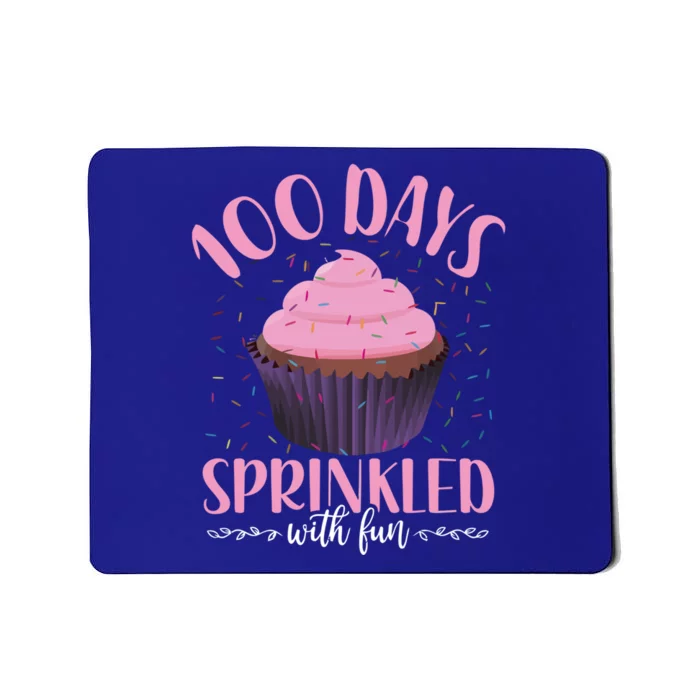 100 Days Sprinkled With Fun Teachers Cupcake 100th Day Gift Mousepad