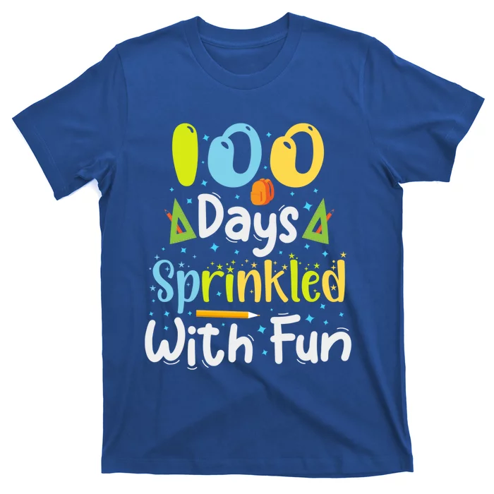 100 Days Sprinkled With Fun 100 Days Of School Gift T-Shirt