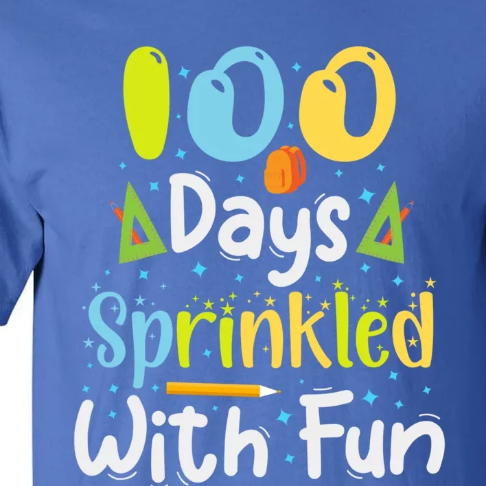 100 Days Sprinkled With Fun 100 Days Of School Gift Tall T-Shirt