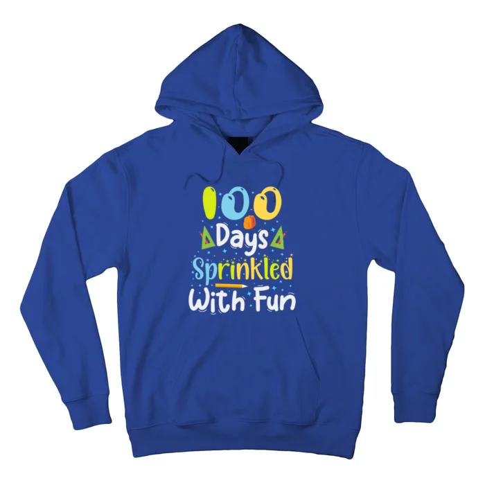 100 Days Sprinkled With Fun 100 Days Of School Gift Tall Hoodie