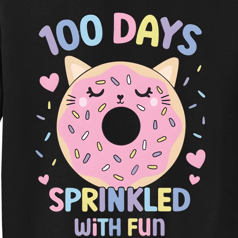 100 Days Sprinkled With Fun Donut School Sweatshirt