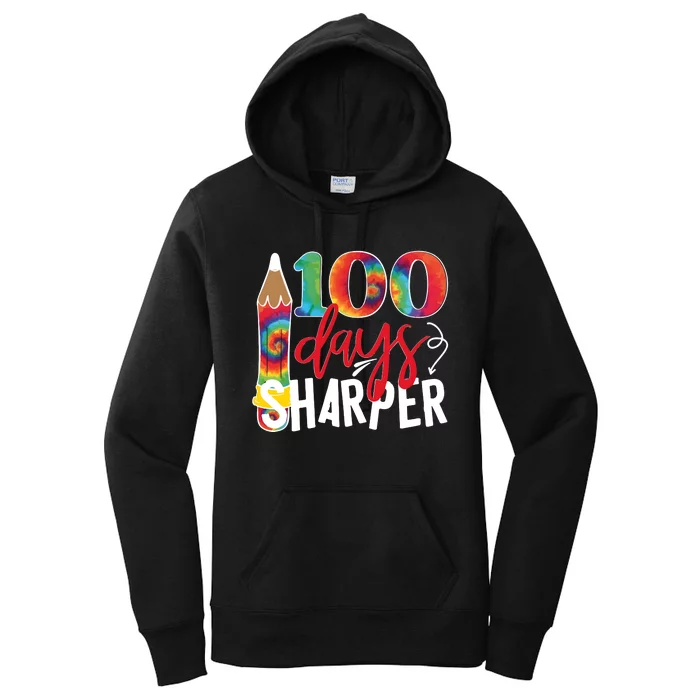 100 Days Sharper Teacher Student Women's Pullover Hoodie