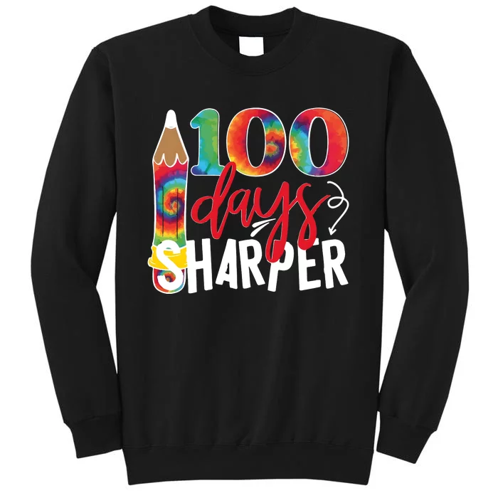 100 Days Sharper Teacher Student Tall Sweatshirt