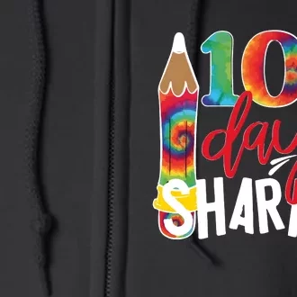 100 Days Sharper Teacher Student Full Zip Hoodie