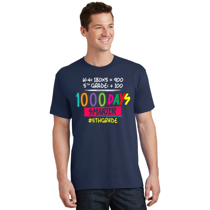 1000 Days Smarter - Fifth 5th Grade Teacher Student - School T-Shirt