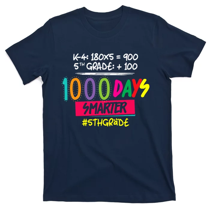 1000 Days Smarter - Fifth 5th Grade Teacher Student - School T-Shirt