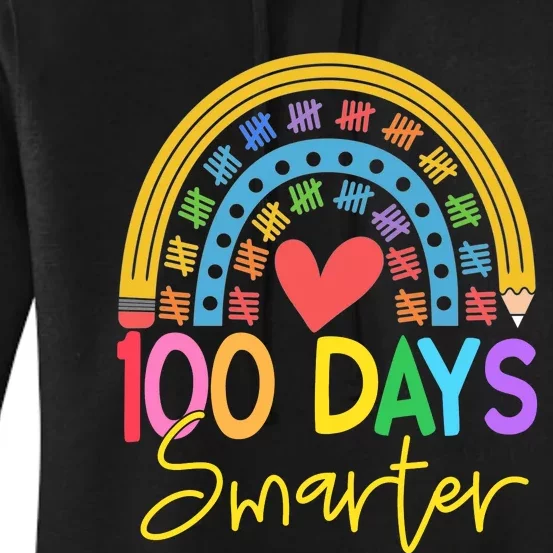 100 Days Smarter Rainbow Women's Pullover Hoodie