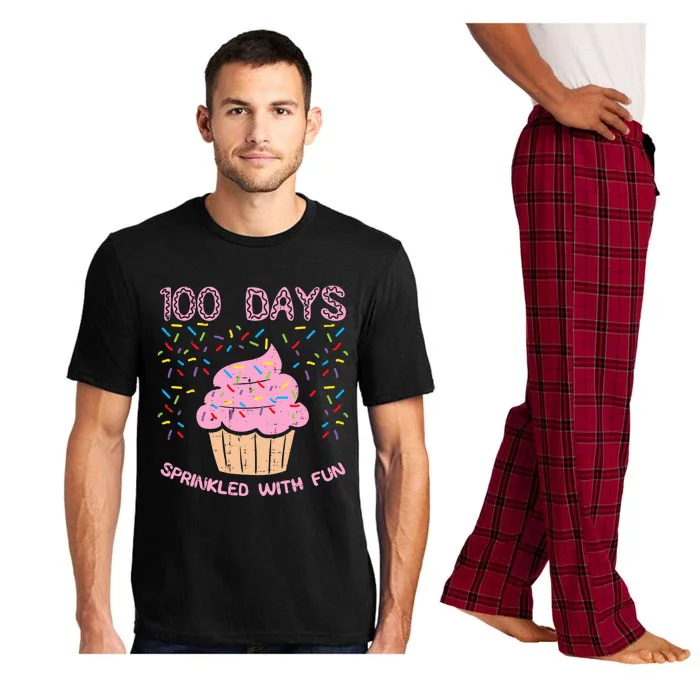 100 Days Sprinkled With Fun Cupcake 100th Day Of School Girl Pajama Set