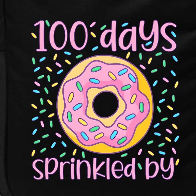 100 Days Sprinkled By Cute Donut 100 Days Of School Impact Tech Backpack