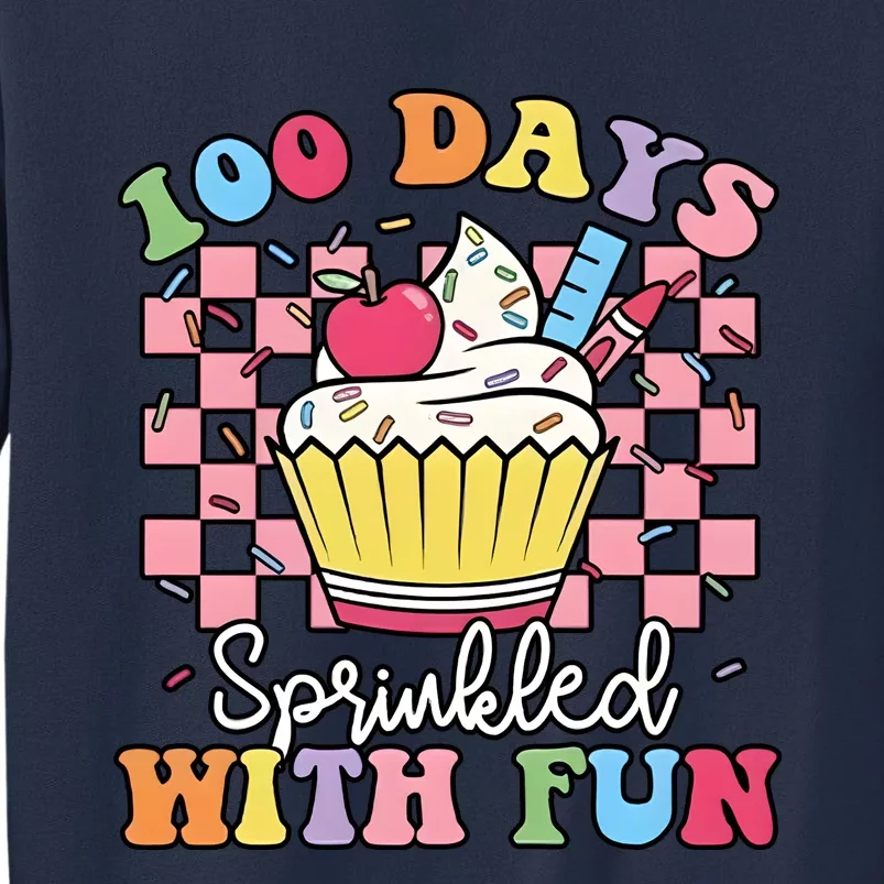 100 Days Sprinkled With Fun Cute Cupcake Sweatshirt