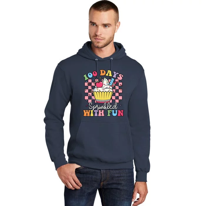 100 Days Sprinkled With Fun Cute Cupcake Tall Hoodie