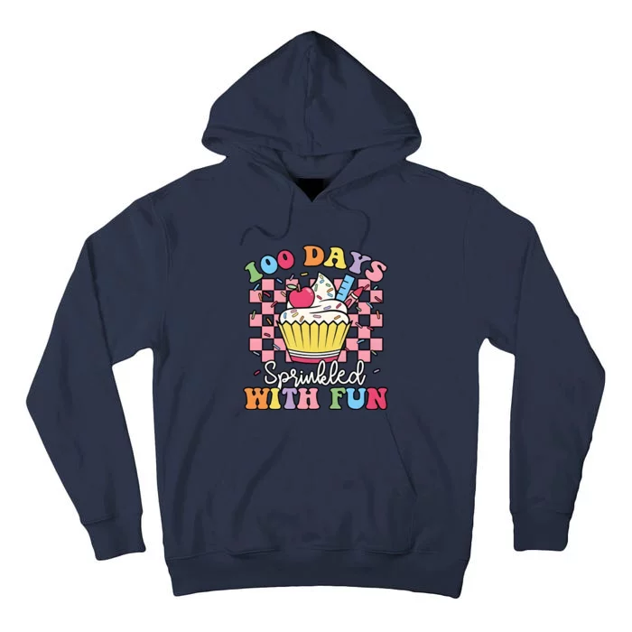 100 Days Sprinkled With Fun Cute Cupcake Tall Hoodie