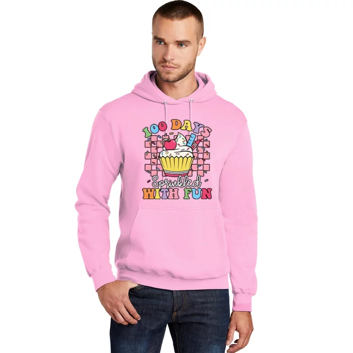 100 Days Sprinkled With Fun Cute Cupcake Hoodie