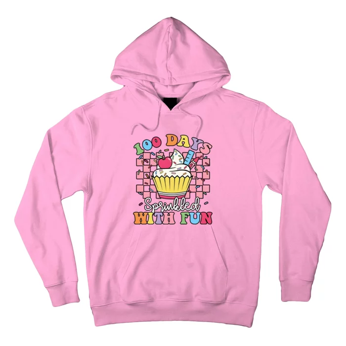 100 Days Sprinkled With Fun Cute Cupcake Hoodie