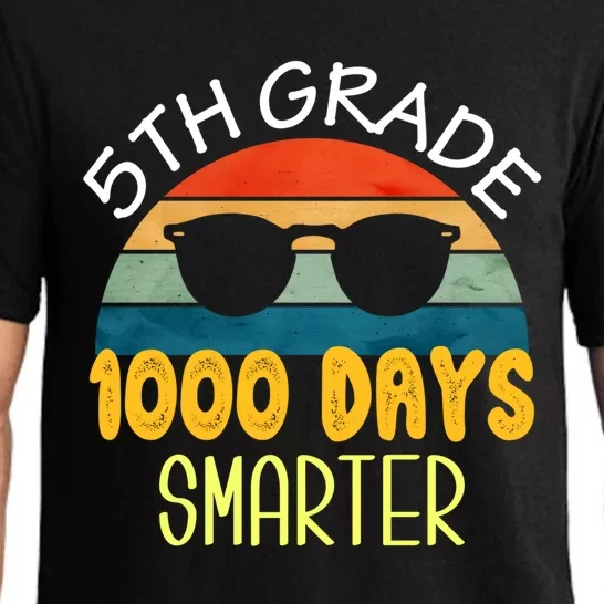 1000 Days Smarter Fifth 5th Grade Teacher Student Of School Pajama Set