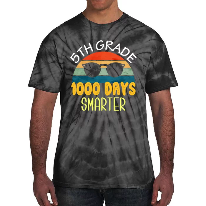 1000 Days Smarter Fifth 5th Grade Teacher Student Of School Tie-Dye T-Shirt