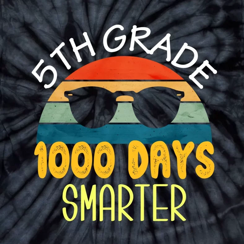 1000 Days Smarter Fifth 5th Grade Teacher Student Of School Tie-Dye T-Shirt