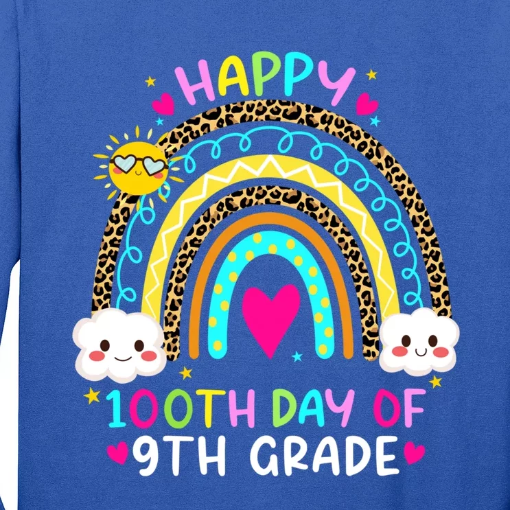 100 Days Smarter Ninth Grade 100th Day Of School 9th Grade Gift Long Sleeve Shirt