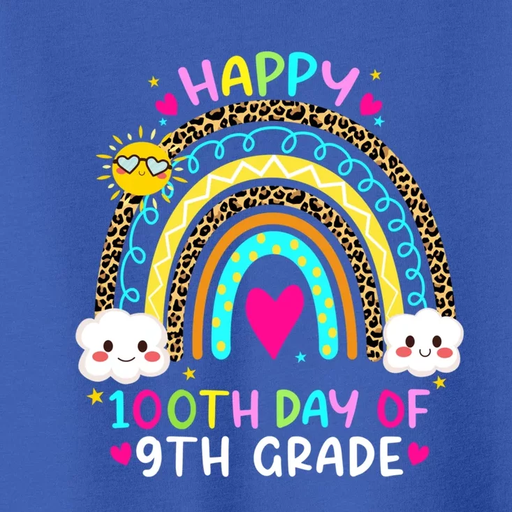 100 Days Smarter Ninth Grade 100th Day Of School 9th Grade Gift Toddler T-Shirt