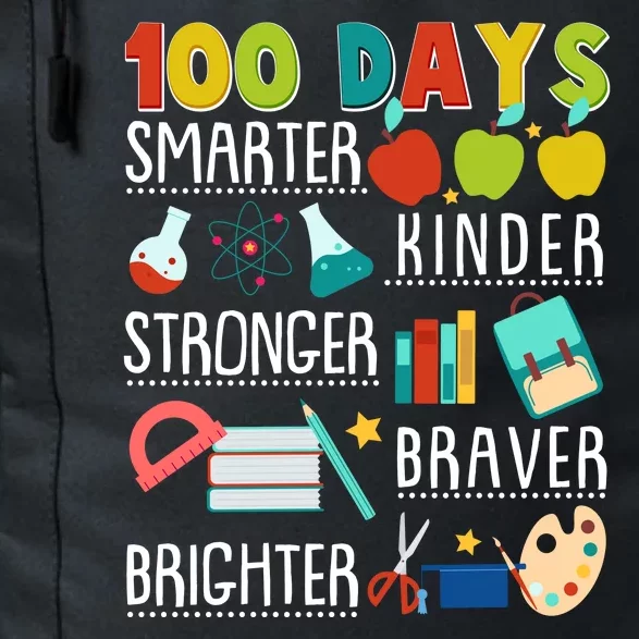 100 Days Smarter Kinder Stronger Braver Brighter 100 Days Of School Daily Commute Backpack