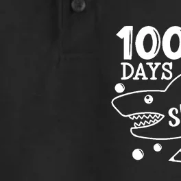 100 Days Sharper Funny Back To School Dry Zone Grid Performance Polo