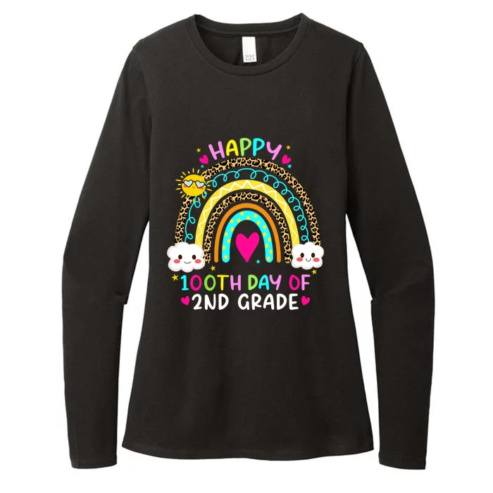 100 Days Smarter Second Grade 100th Day Of School 2nd Grade Cute Gift Womens CVC Long Sleeve Shirt